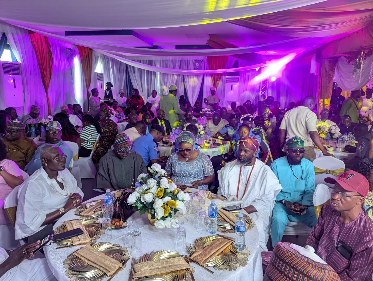 Family, friends and well-wishers, who graced the retirement ceremony to honour Comptroller HK Abubakar