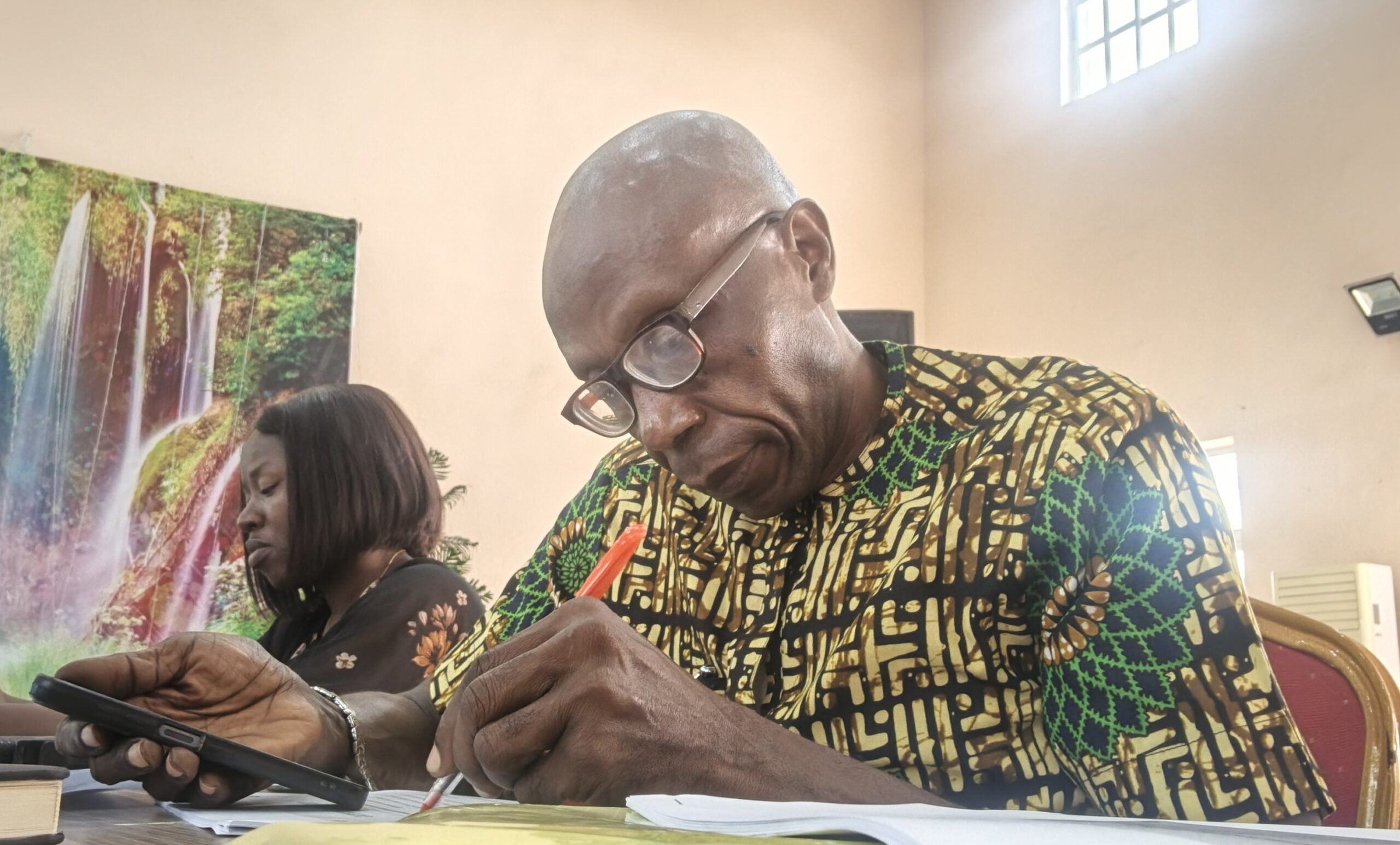 Mr Foster Obi, One of the participants.