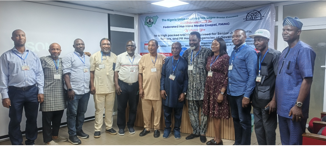 Participants at the training organised by Lagos NUJ in collaboration with FMMC
